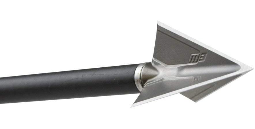 Closeup image of G5 Montec M3 100 grain crossbow broadhead