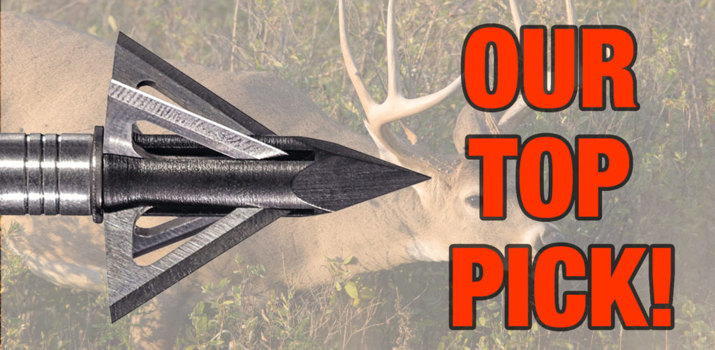 Image of our pick for best fixed blade broadhead, the Slick Trick Magnum 125.