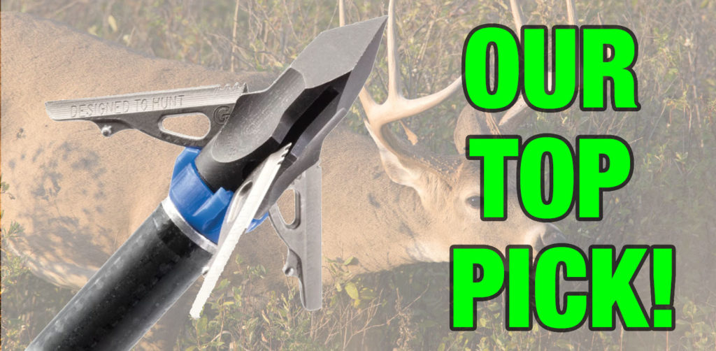 Lead image of our top pick for best mechanical broadhead.